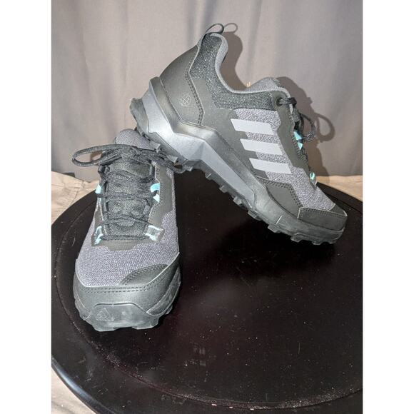 Adidas Shoes Women's 9.5 Black Terrex AX4 Primegreen Hiking Athletic FZ3255 - Picture 5 of 10